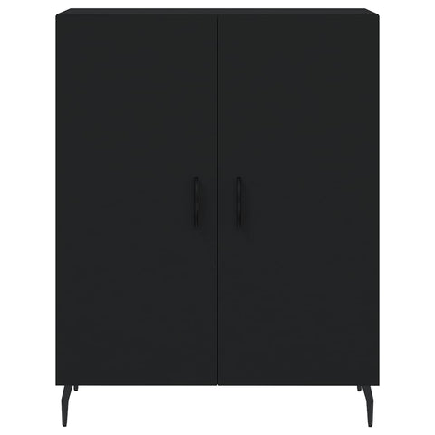 vidaXL Highboard Schwarz 69,5x34x180 cm Holzwerkstoff