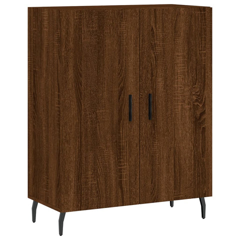 vidaXL Highboard Braun Eichen-Optik 69,5x34x180 cm Holzwerkstoff