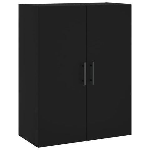 vidaXL Highboard Schwarz 69,5x34x180 cm Holzwerkstoff