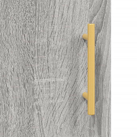 vidaXL Highboard Grau Sonoma 69,5x34x180 cm Holzwerkstoff