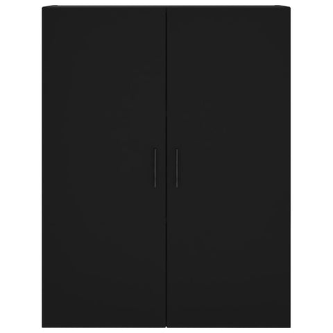 vidaXL Highboard Schwarz 69,5x34x180 cm Holzwerkstoff