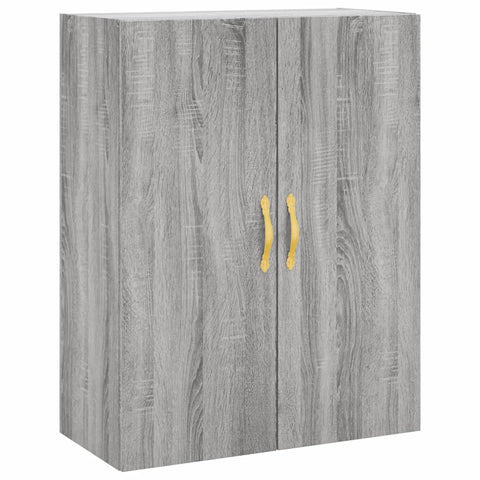 vidaXL Highboard Grau Sonoma 69,5x34x180 cm Holzwerkstoff