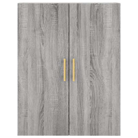 vidaXL Highboard Grau Sonoma 69,5x34x180 cm Holzwerkstoff