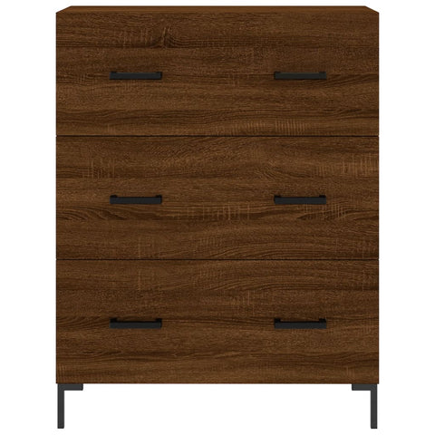 vidaXL Highboard Braun Eichen-Optik 69,5x34x180 cm Holzwerkstoff