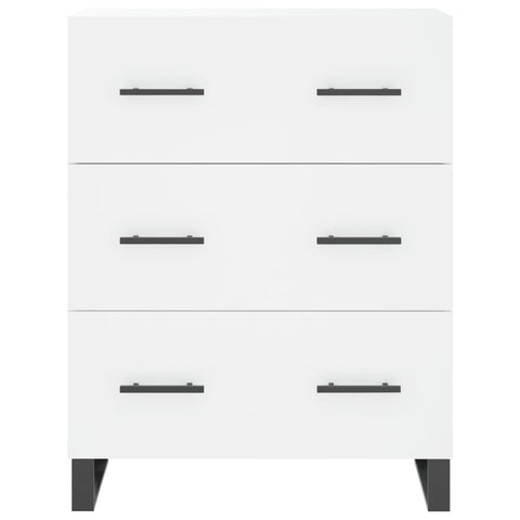 vidaXL Highboard Weiß 69,5x34x180 cm Holzwerkstoff