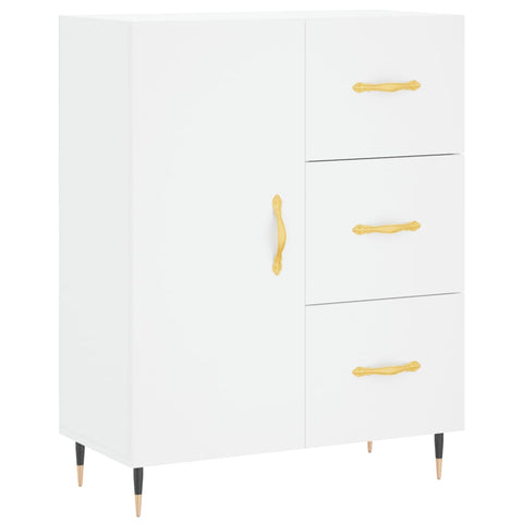 vidaXL Highboard Weiß 69,5x34x180 cm Holzwerkstoff