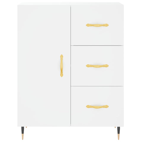 vidaXL Highboard Weiß 69,5x34x180 cm Holzwerkstoff