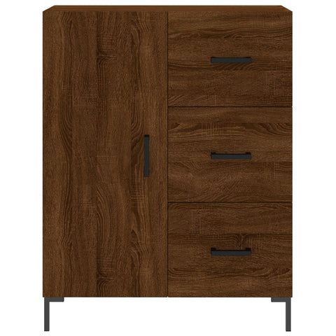 vidaXL Highboard Braun Eichen-Optik 69,5x34x180 cm Holzwerkstoff