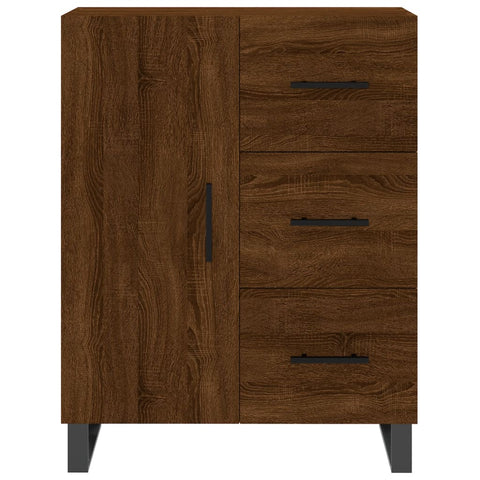 vidaXL Highboard Braun Eichen-Optik 69,5x34x180 cm Holzwerkstoff