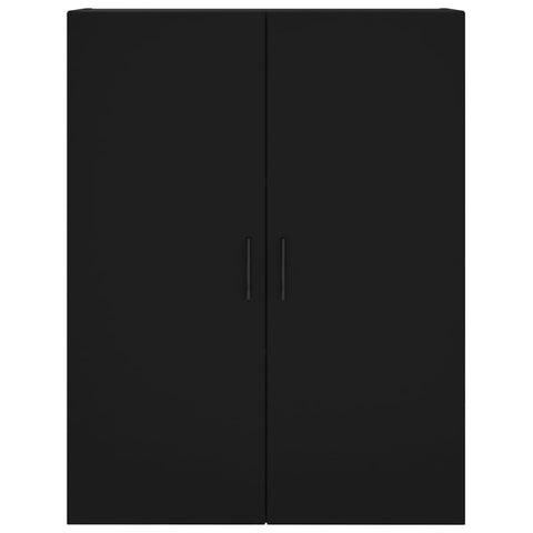 vidaXL Highboard Schwarz 69,5x34x180 cm Holzwerkstoff