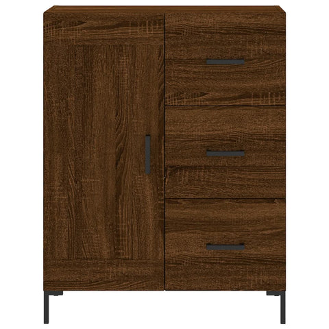 vidaXL Highboard Braun Eichen-Optik 69,5x34x180 cm Holzwerkstoff