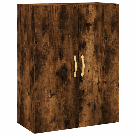 vidaXL Highboard Räuchereiche 69,5x34x180 cm Holzwerkstoff