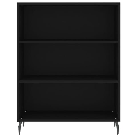 vidaXL Highboard Schwarz 69,5x34x180 cm Holzwerkstoff