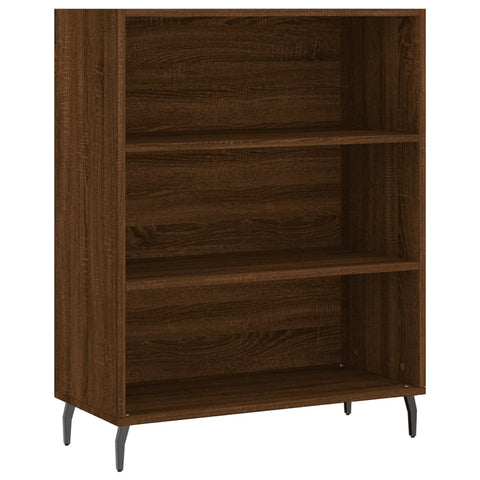 vidaXL Highboard Braun Eichen-Optik 69,5x34x180 cm Holzwerkstoff