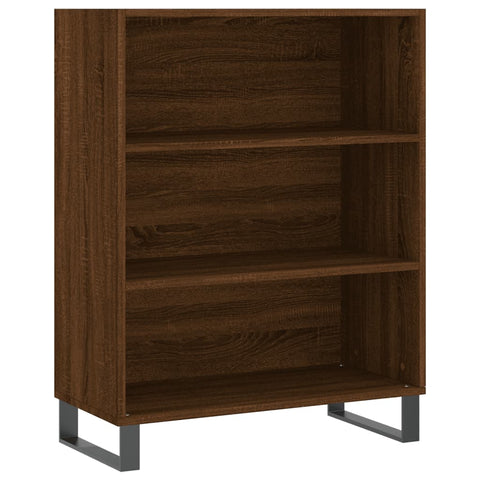 vidaXL Highboard Braun Eichen-Optik 69,5x34x180 cm Holzwerkstoff