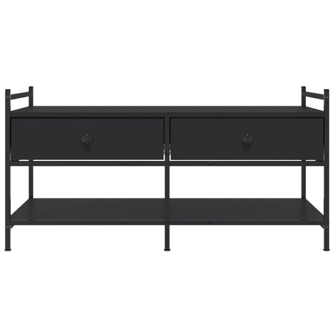 vidaXL Couchtisch Schwarz 99x50x50 cm Holzwerkstoff