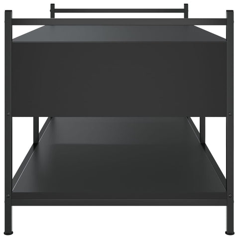 vidaXL Couchtisch Schwarz 99x50x50 cm Holzwerkstoff