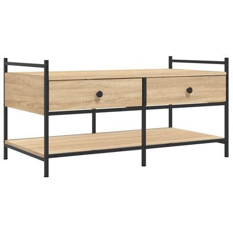 vidaXL Couchtisch Sonoma-Eiche 99x50x50 cm Holzwerkstoff