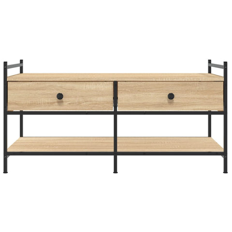 vidaXL Couchtisch Sonoma-Eiche 99x50x50 cm Holzwerkstoff