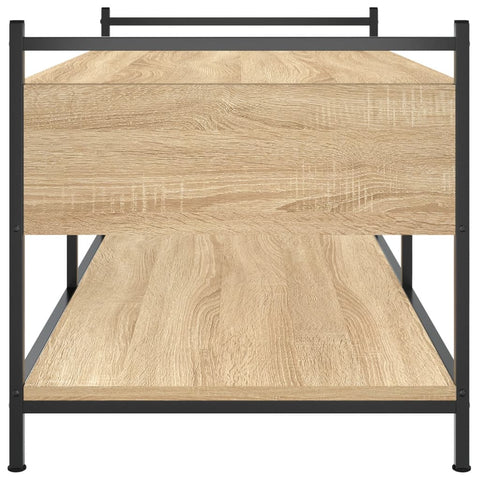 vidaXL Couchtisch Sonoma-Eiche 99x50x50 cm Holzwerkstoff