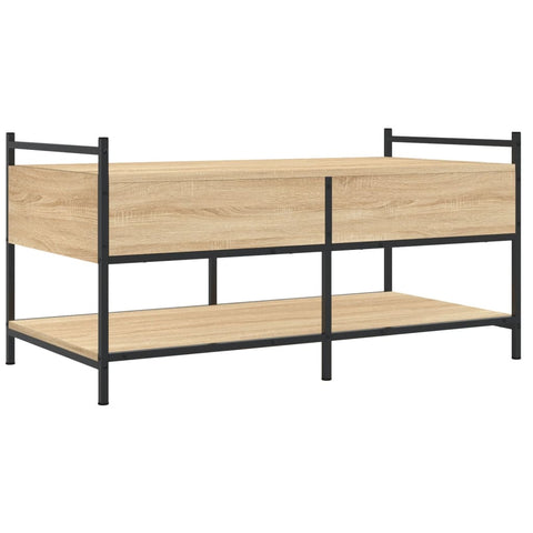 vidaXL Couchtisch Sonoma-Eiche 99x50x50 cm Holzwerkstoff