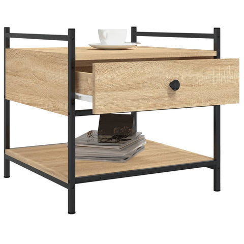 vidaXL Couchtisch Sonoma-Eiche 50x50x50 cm Holzwerkstoff