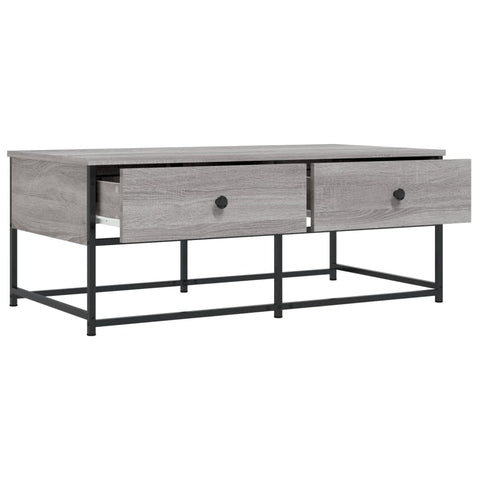 vidaXL Couchtisch Grau Sonoma 100x51x40 cm Holzwerkstoff