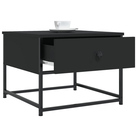 vidaXL Couchtisch Schwarz 51x51x40 cm Holzwerkstoff