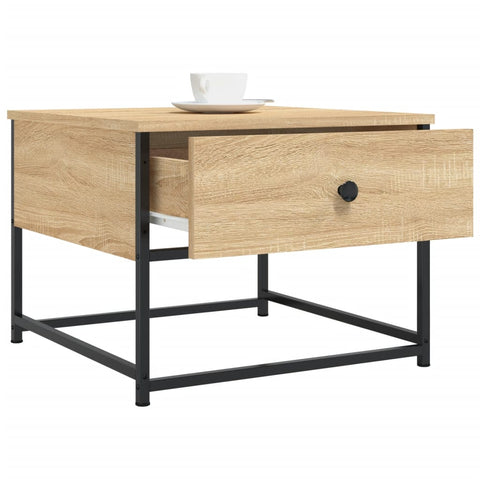 vidaXL Couchtisch Sonoma-Eiche 51x51x40 cm Holzwerkstoff