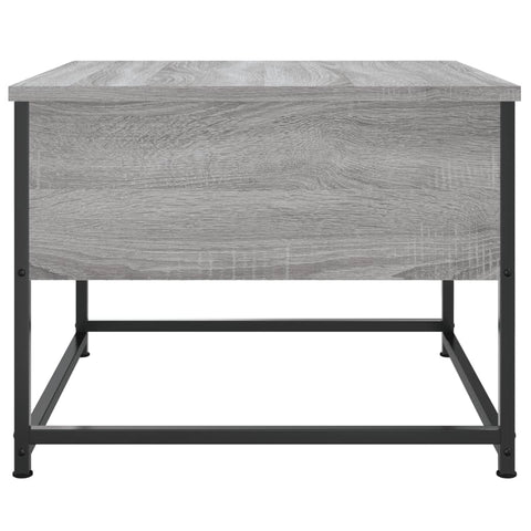 vidaXL Couchtisch Grau Sonoma 51x51x40 cm Holzwerkstoff