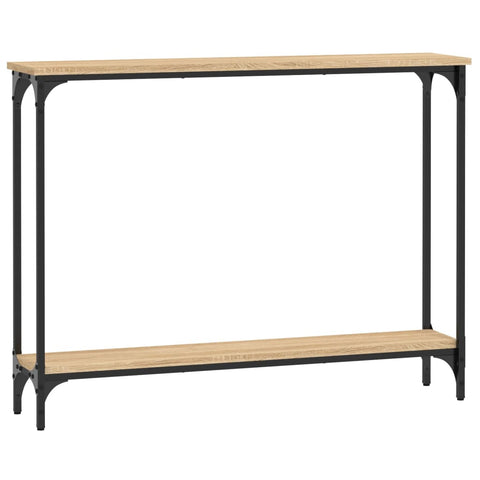 vidaXL Konsolentisch Sonoma-Eiche 100x22,5x75 cm Holzwerkstoff