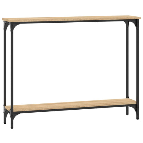 vidaXL Konsolentisch Sonoma-Eiche 100x22,5x75 cm Holzwerkstoff