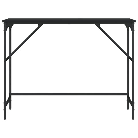 vidaXL Konsolentisch Schwarz 100x32x75 cm Holzwerkstoff