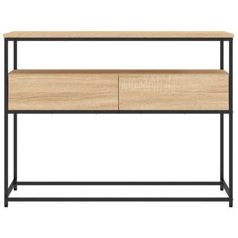 vidaXL Konsolentisch Sonoma-Eiche 100x40x75 cm Holzwerkstoff