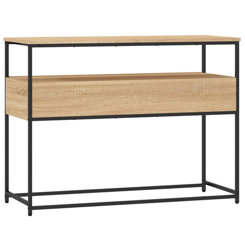 vidaXL Konsolentisch Sonoma-Eiche 100x40x75 cm Holzwerkstoff