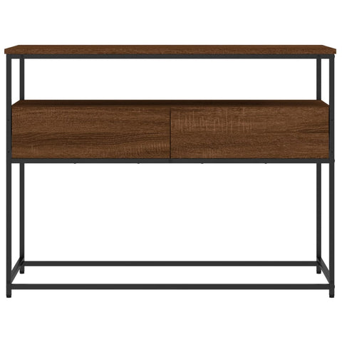 vidaXL Konsolentisch Braun Eichen-Optik 100x40x75 cm Holzwerkstoff