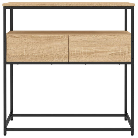 vidaXL Konsolentisch Sonoma-Eiche 75x40x75 cm Holzwerkstoff