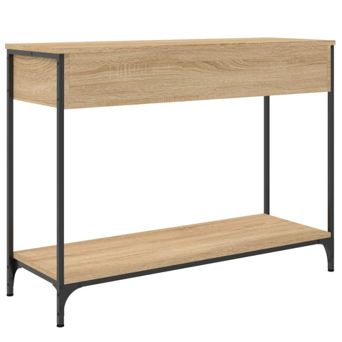 vidaXL Konsolentisch Sonoma-Eiche 100x34,5x75 cm Holzwerkstoff