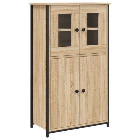 vidaXL Highboard Sonoma-Eiche 62x32x106,5 cm Holzwerkstoff