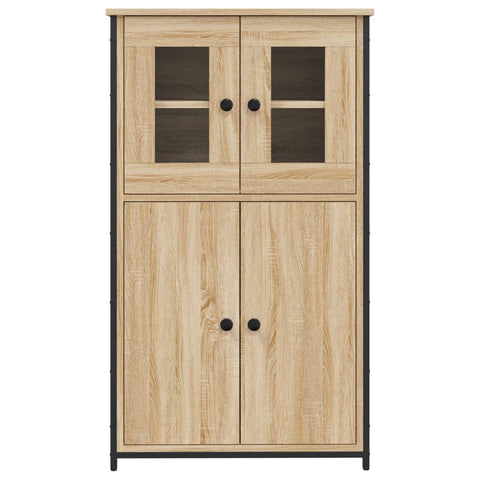 vidaXL Highboard Sonoma-Eiche 62x32x106,5 cm Holzwerkstoff