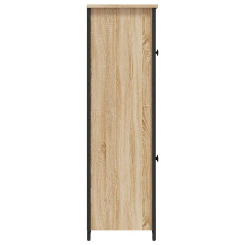 vidaXL Highboard Sonoma-Eiche 62x32x106,5 cm Holzwerkstoff