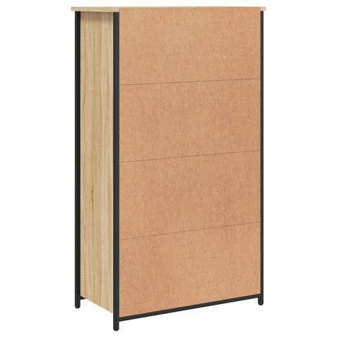 vidaXL Highboard Sonoma-Eiche 62x32x106,5 cm Holzwerkstoff