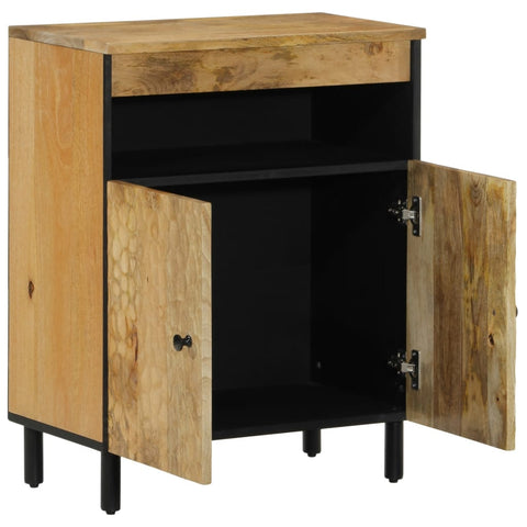 Beistellschrank 60x33x75 cm Massivholz Mango