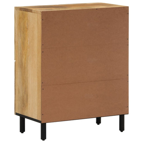 Beistellschrank 60x33x75 cm Massivholz Mango