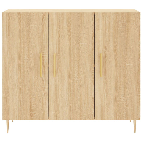 vidaXL Sideboard Sonoma-Eiche 90x34x80 cm Holzwerkstoff