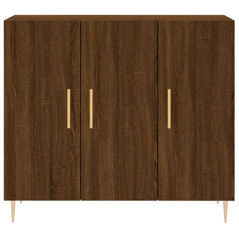 vidaXL Sideboard Braun Eichen-Optik 90x34x80 cm Holzwerkstoff