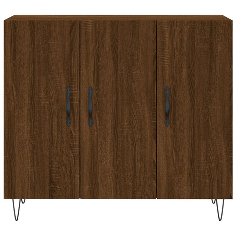 vidaXL Sideboard Braun Eichen-Optik 90x34x80 cm Holzwerkstoff