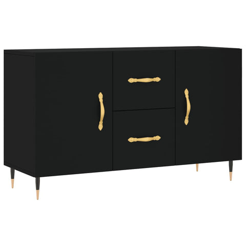 Sideboard Schwarz 100x36x60 cm Holzwerkstoff