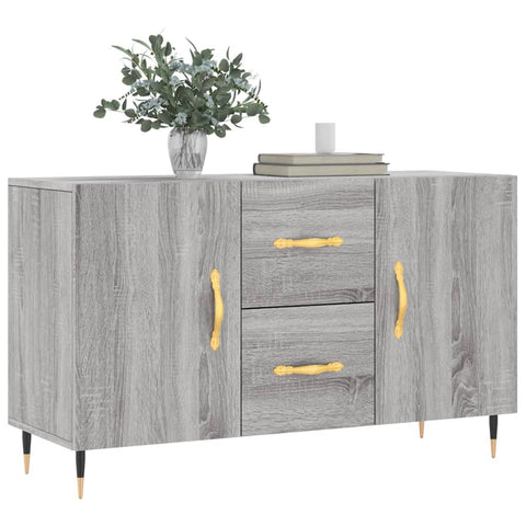 vidaXL Sideboard Grau Sonoma 100x36x60 cm Holzwerkstoff