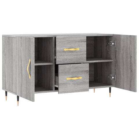 vidaXL Sideboard Grau Sonoma 100x36x60 cm Holzwerkstoff